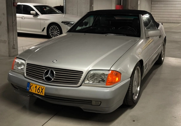 Mercedes-Benz SL cena 76500 przebieg: 135571, rok produkcji 1990 z Kraków małe 742